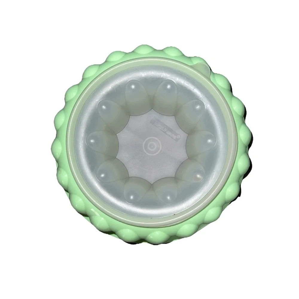 Vintage Tupperware 1201-3 Jello Gelatin Mold 3 Piece Sea Green W/‎ Tray 617-8